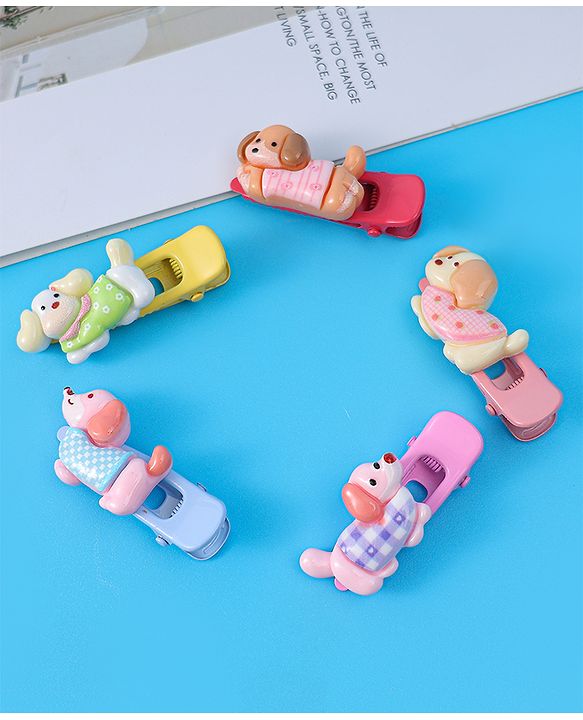 Babyhug Free Size Headbands  Bow Applique Pack of 4 - Multicolor main image 1
