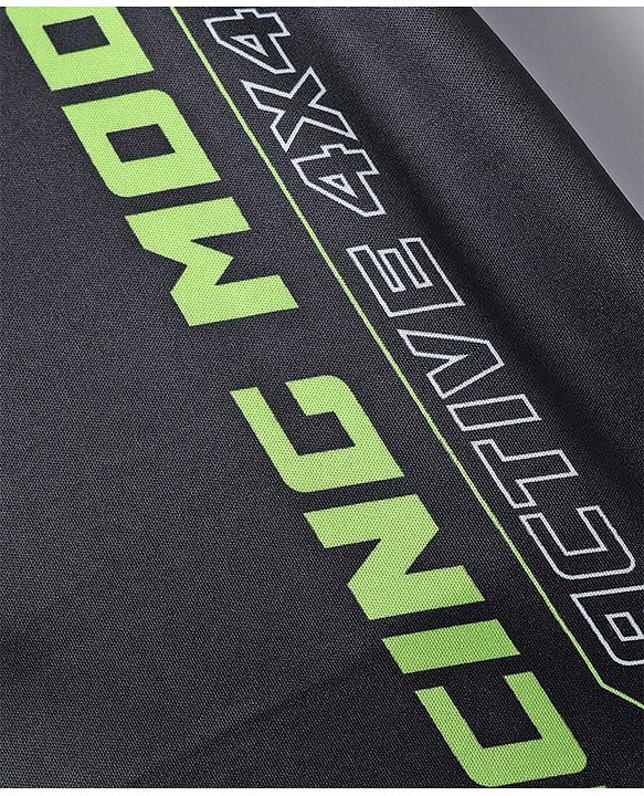 Pine Active Knit Half Sleeves T-Shirt With Text Print - Multicolor