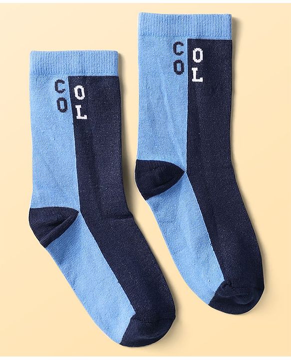 Pine Kids Knit Ankle Length Silvadur Antimicrobial Socks With Football Print(Colour May Vary)