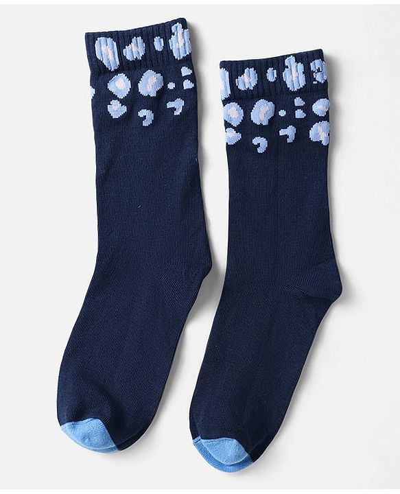 Pine Kids Knit Ankle Length Silvadur Antimicrobial Socks with Leopard Print  Design Pack of 5 - Color May Vary
