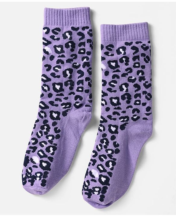 Pine Kids Knit Ankle Length Silvadur Antimicrobial Socks with Leopard Print  Design Pack of 5 - Color May Vary