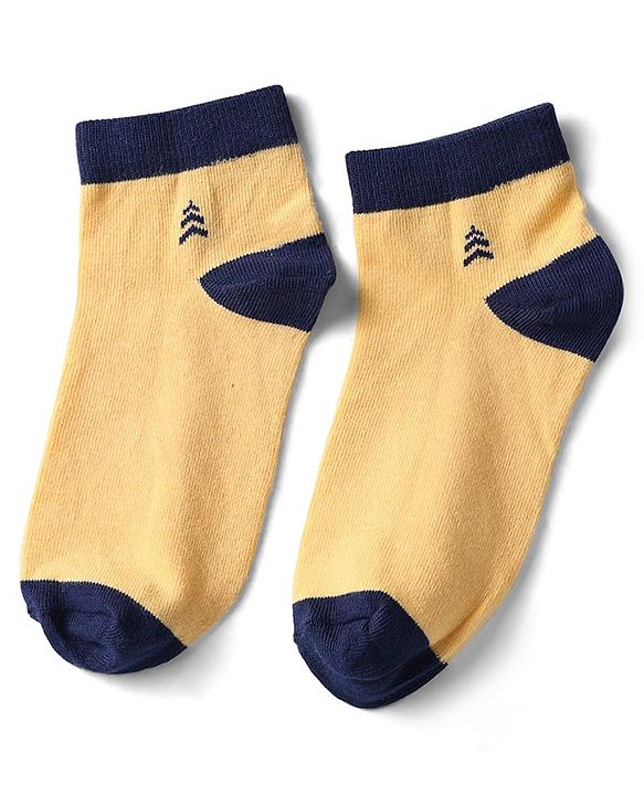 Pine Kids Knit Ankle Length Silvadur Antimicrobial Socks with Color Block Design Pack of 3 - Color May Vary