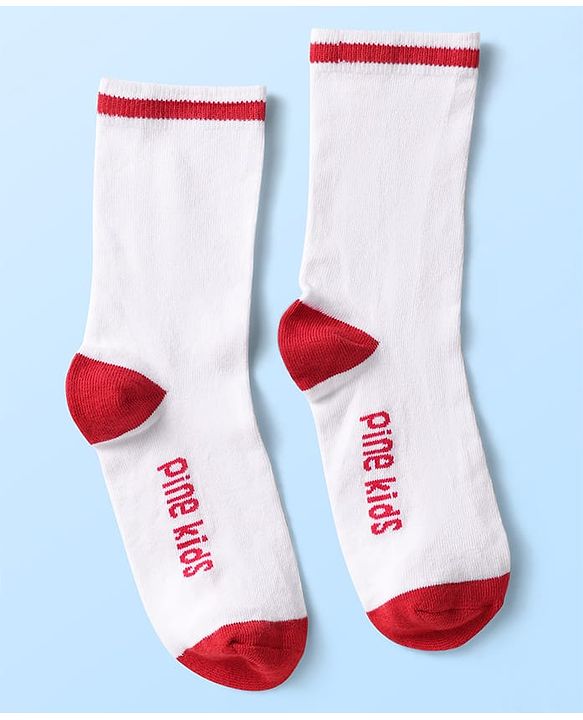 Pine Kids Knit Ankle Length Silvadur Antimicrobial Socks with Color Block Design Pack of 5 - Color May Vary