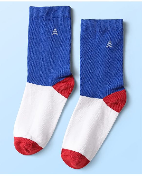 Pine Kids Knit Ankle Length Silvadur Antimicrobial Socks with Color Block Design Pack of 5 - Color May Vary