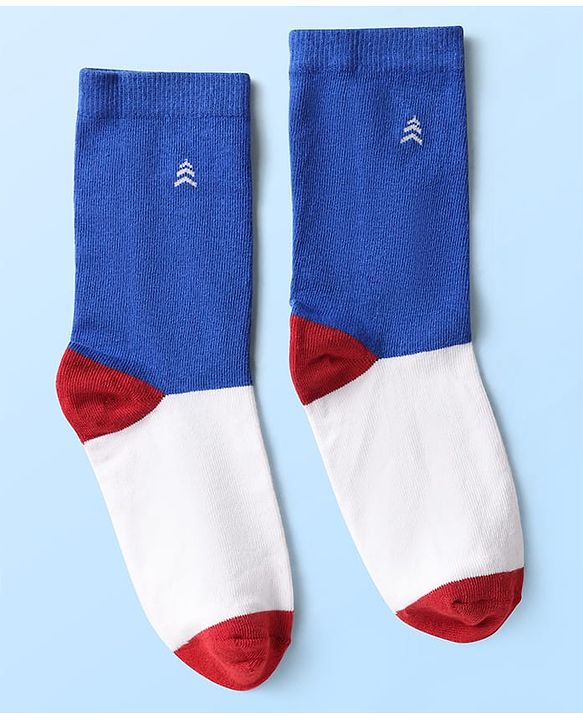 Pine Kids Knit Ankle Length Silvadur Antimicrobial Socks with Color Block Design Pack of 5 - Color May Vary
