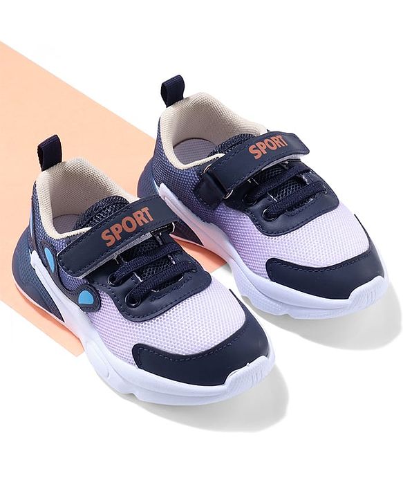 Cute Walk by Babyhug Velcro Closure Sneaker Shoes With Lace Detailing - Pink