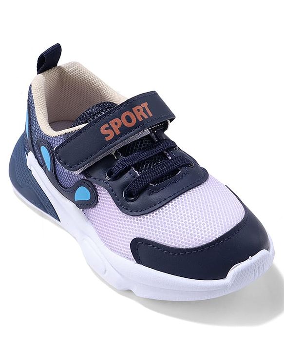 Cute Walk by Babyhug Velcro Closure Sneaker Shoes With Lace Detailing - Pink