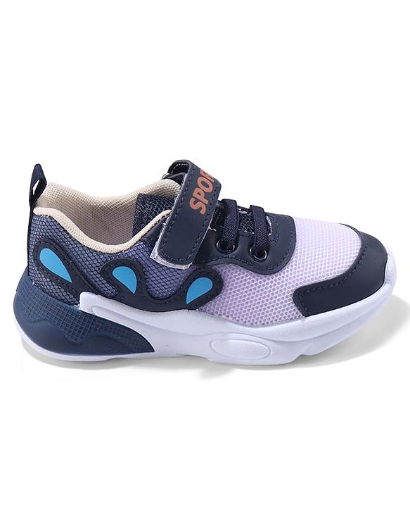 Cute Walk by Babyhug Velcro Closure Sneaker Shoes With Lace Detailing - Pink