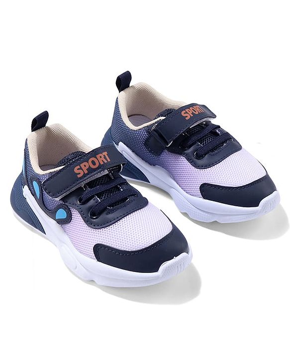Cute Walk by Babyhug Velcro Closure Sneaker Shoes With Lace Detailing - Pink