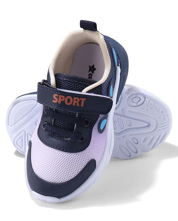 Cute Walk by Babyhug Velcro Closure Sneaker Shoes With Lace Detailing - Pink