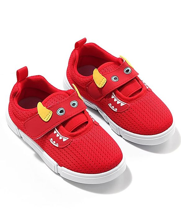 Cute Walk by Babyhug Sneaker Shoes Velcro Closure - Grey
