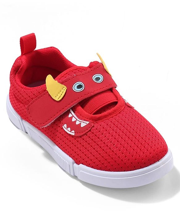 Cute Walk by Babyhug Sneaker Shoes Velcro Closure - Grey