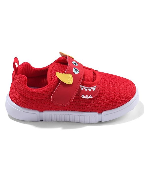 Cute Walk by Babyhug Sneaker Shoes Velcro Closure - Grey