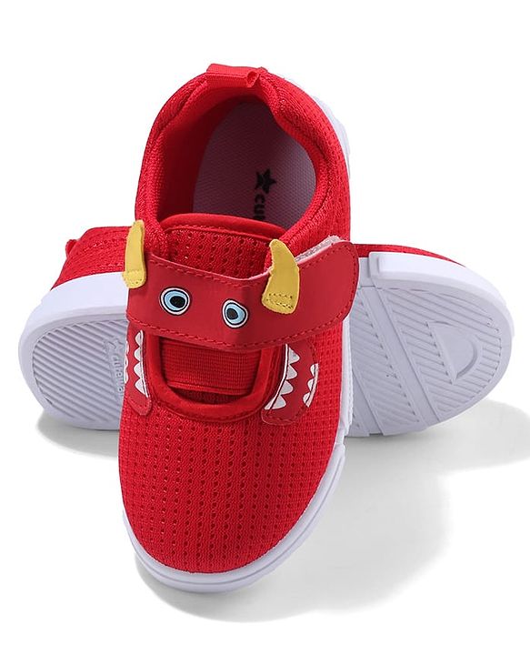 Cute Walk by Babyhug Sneaker Shoes Velcro Closure - Grey