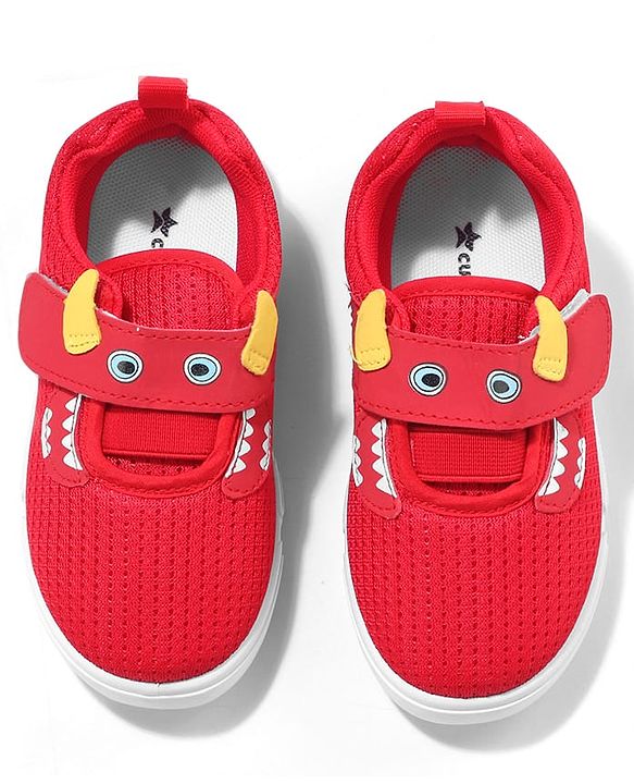 Cute Walk by Babyhug Sneaker Shoes Velcro Closure - Grey