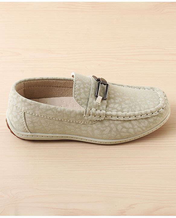 Pine Kids Slip On Loafer with Applique - Beige