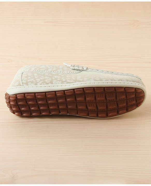Pine Kids Slip On Loafer with Applique - Beige