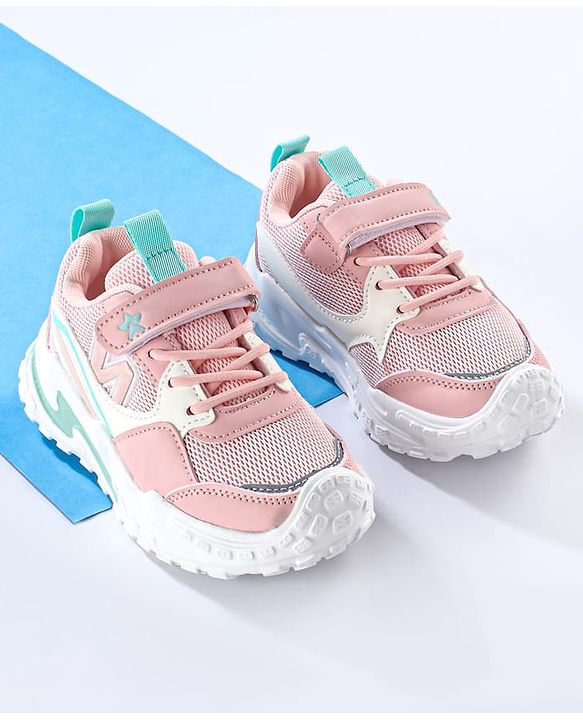 Cute Walk by Babyhug Velcro Closure Sneaker Shoes - Pink