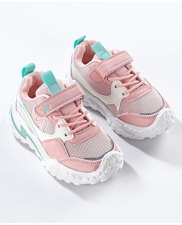 Cute Walk by Babyhug Velcro Closure Sneaker Shoes - Pink