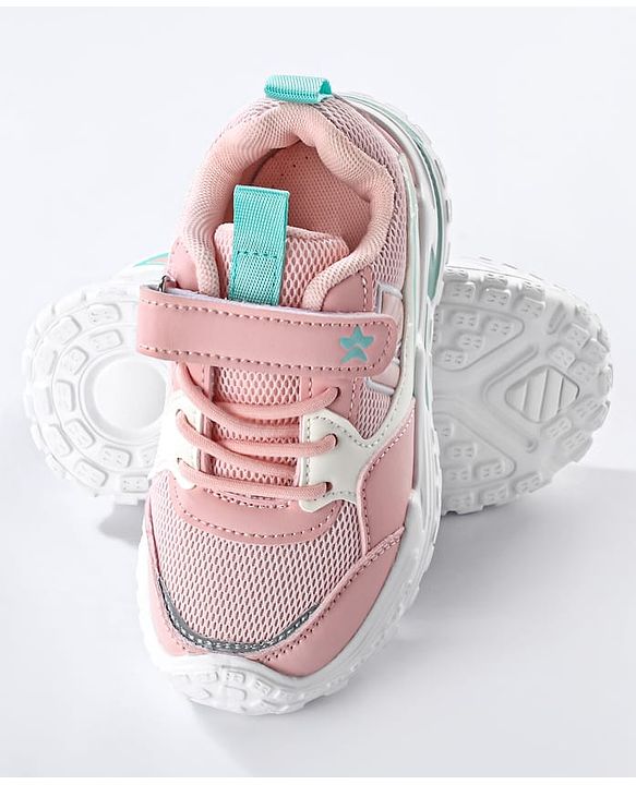 Cute Walk by Babyhug Velcro Closure Sneaker Shoes - Pink
