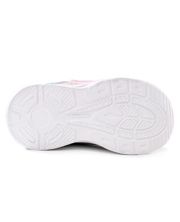Cute Walk by Babyhug Velcro Closure Sneaker Shoes With Lace Detailing & Splash Print - Pink