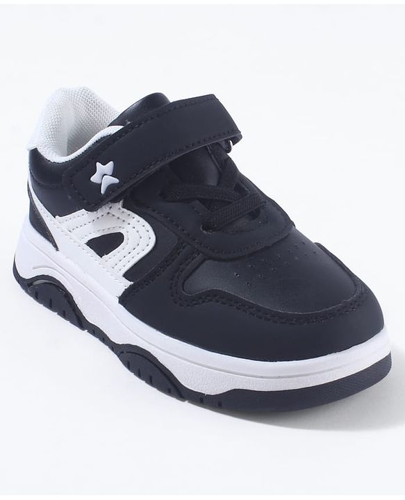 Cute Walk by Babyhug Velcro Closure Sneakers - Black