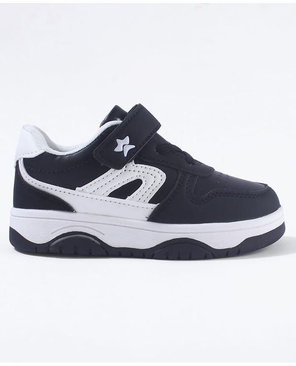 Cute Walk by Babyhug Velcro Closure Sneakers - Black