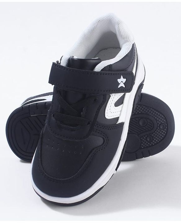 Cute Walk by Babyhug Velcro Closure Sneakers - Black