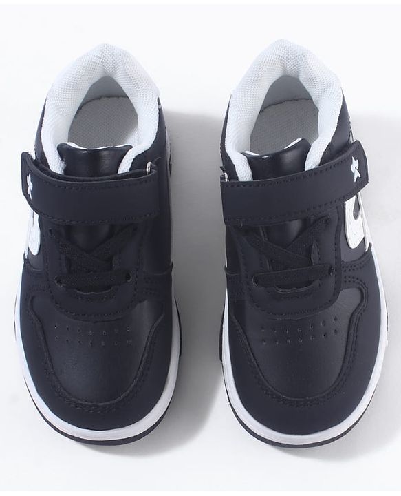 Cute Walk by Babyhug Velcro Closure Sneakers - Black