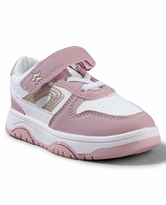 Cute Walk by Babyhug Velcro Closure Sneakers - Black