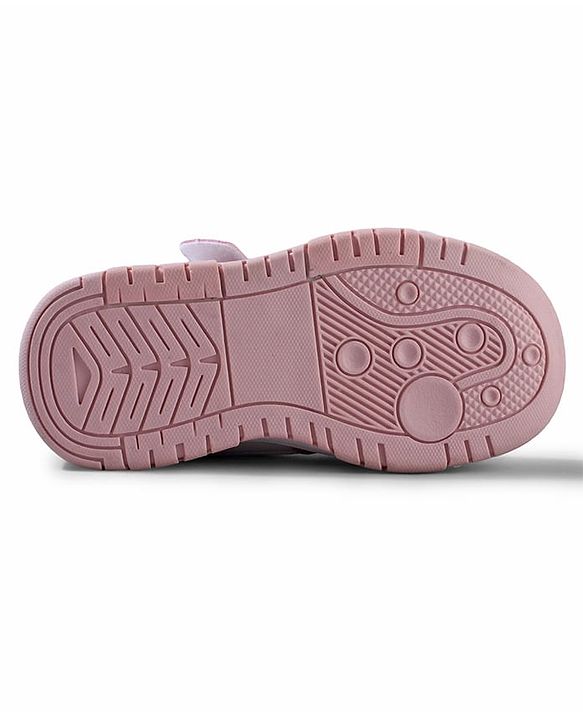Cute Walk by Babyhug Velcro Closure Sneakers - Black