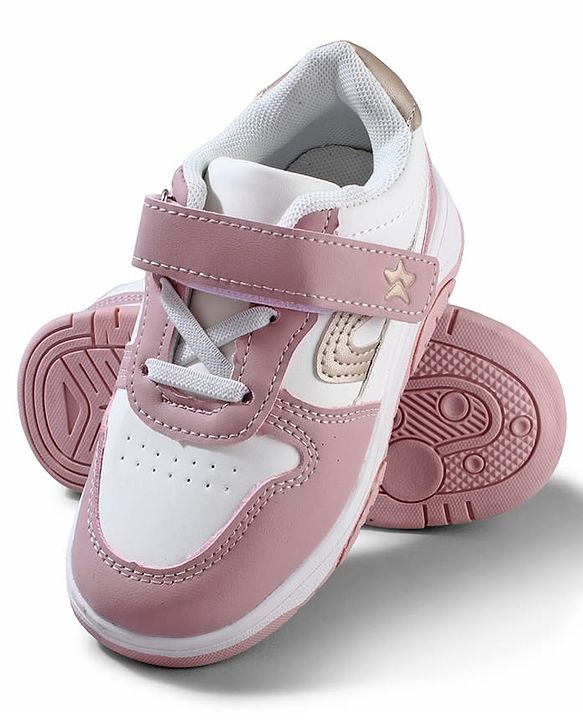 Cute Walk by Babyhug Velcro Closure Sneakers - Black