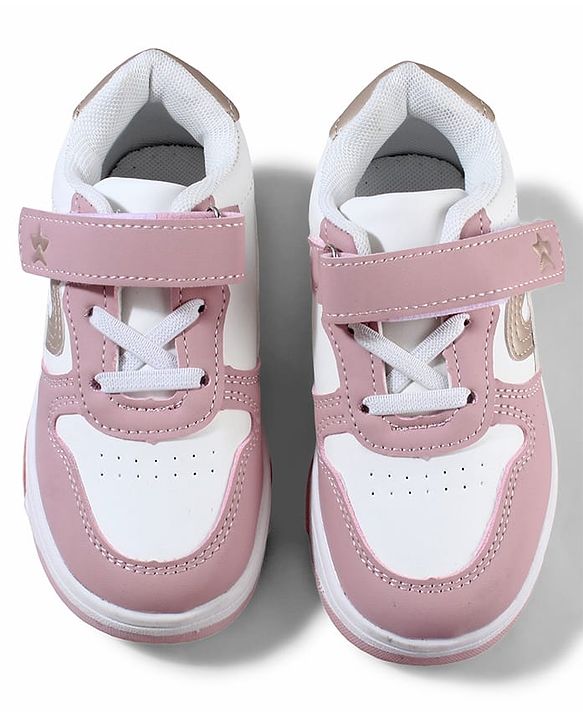 Cute Walk by Babyhug Velcro Closure Sneakers - Black