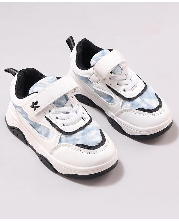 Cute Walk by Babyhug Velcro Closure Sneaker Shoes - White
