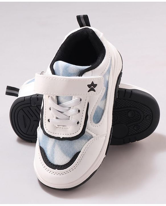 Cute Walk by Babyhug Velcro Closure Sneaker Shoes - White