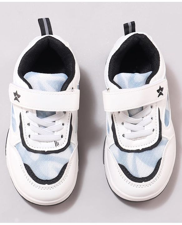 Cute Walk by Babyhug Velcro Closure Sneaker Shoes - White