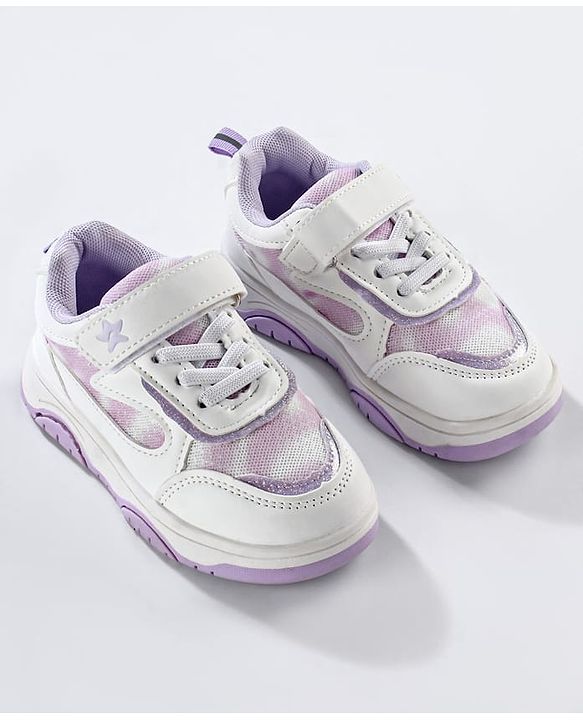 Cute Walk by Babyhug Velcro Closure Sneaker Shoes - Purple