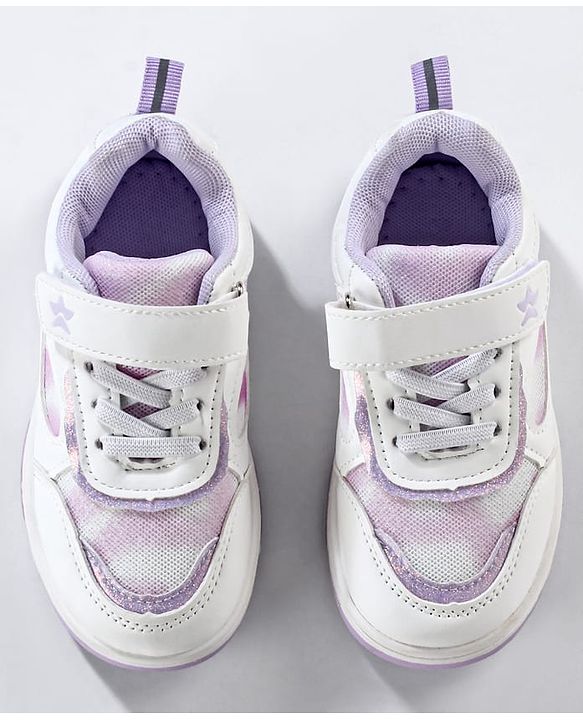 Cute Walk by Babyhug Velcro Closure Sneaker Shoes - Purple