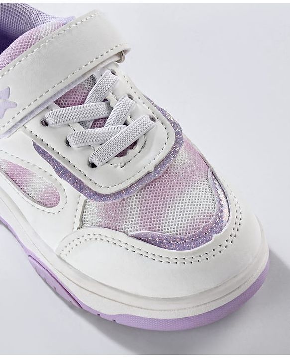 Cute Walk by Babyhug Velcro Closure Sneaker Shoes - Purple