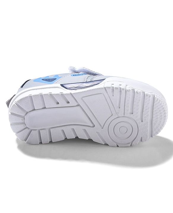 Cute Walk by Babyhug Sneaker with Velcro Closure & Animal Print - Grey