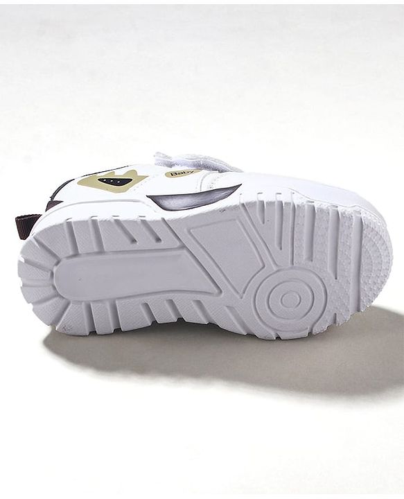 Cute Walk by Babyhug Sneaker with Velcro Closure & Animal Print - Grey