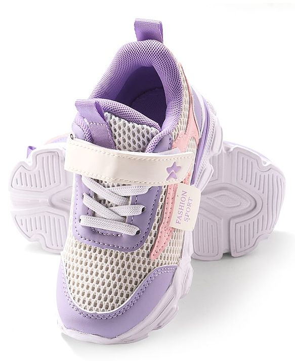 Cute Walk by Babyhug Sneaker with Velcro Closure - Purple