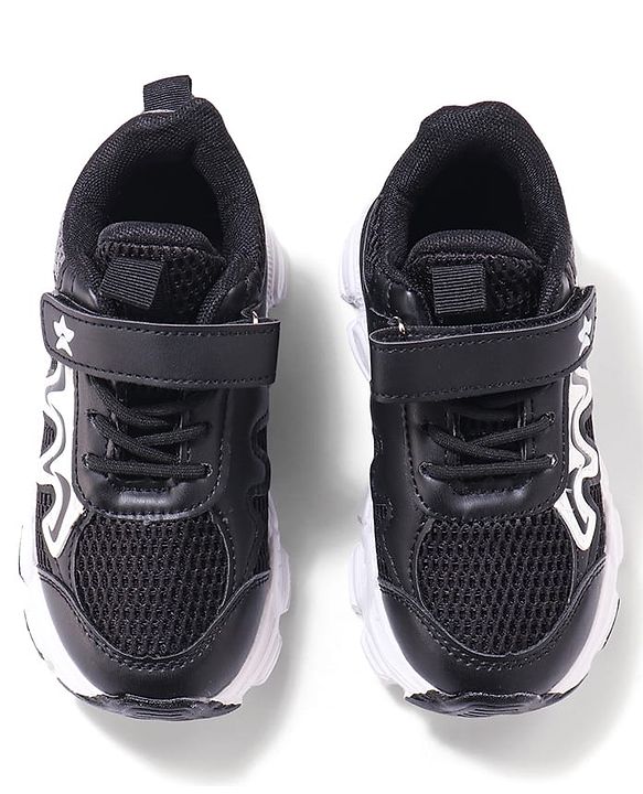 Cute Walk by Babyhug Sneaker Shoes With Velcro Closure - Black