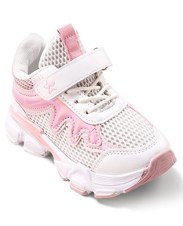 Cute Walk by Babyhug Sneaker Shoes With Velcro Closure - Black