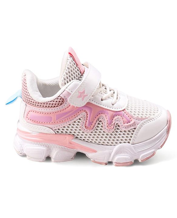 Cute Walk by Babyhug Sneaker Shoes With Velcro Closure - Black