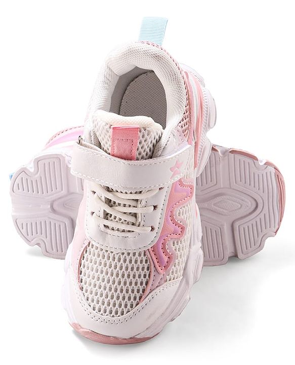 Cute Walk by Babyhug Sneaker Shoes With Velcro Closure - Black