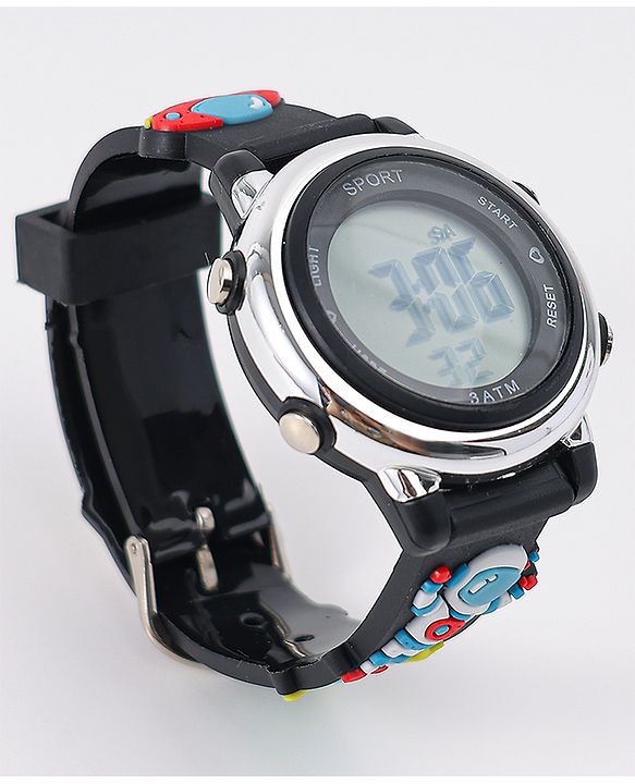 Babyhug Free Size Digital Watch -Black