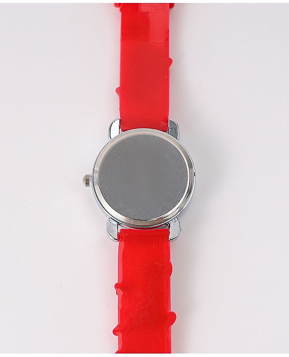 Babyhug Analog Watch with Dino Design - Red
