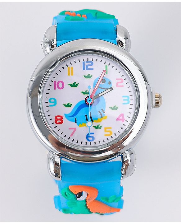 Babyhug Analog Watch with Dino Design - Red
