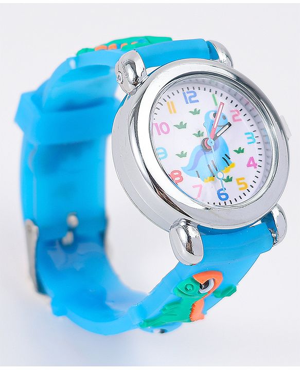 Babyhug Analog Watch with Dino Design - Red